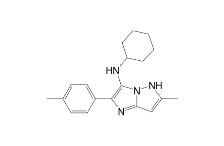 N-Cyclohexyl-6-methyl-2-(4-methylphenyl)-5H-imidazo[1,2-b]pyrazol-3-amine