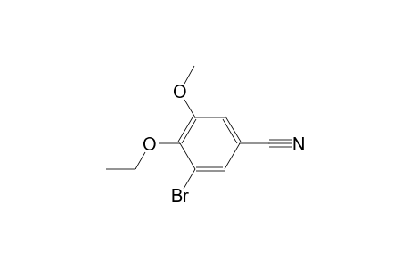 3-bromo-4-ethoxy-5-methoxybenzonitrile