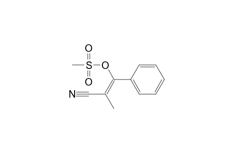 (Z)-2-Cyano-1-[(methylsulfonyl)oxy]-1-phenylpropene