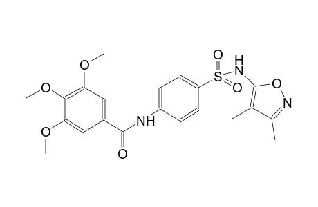 benzamide, N-[4-[[(3,4-dimethyl-5-isoxazolyl)amino]sulfonyl]phenyl]-3,4,5-trimethoxy-