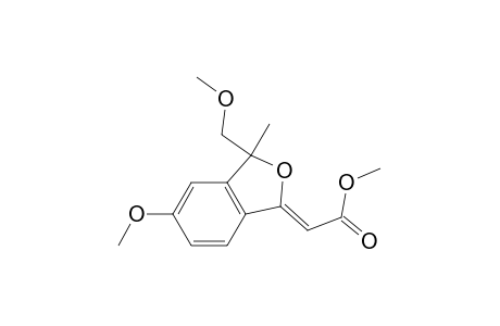 (Z)-6-Methoxy-3-methoxycarbonylmethylene-1-methoxymethyl-1-methyl-3H-isobenzofuran