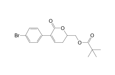 [5-(4-bromophenyl)-6-oxidanylidene-2,3-dihydropyran-2-yl]methyl 2,2-dimethylpropanoate