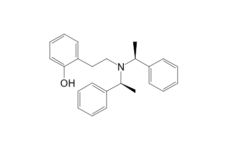 2-{[2-Bis(1S).alpha.-phenylethyl)amino]ethyl}phenol