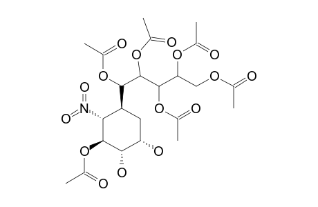 1'-C-[(1S,2R,3S,4S,5S)-3-ACETOXY-4,5-DIHYDROXY-2-NITROCYCLOHEXYL]-1',2',3',4',5'-PENTA-O-ACETYL-D-GALAKTO-PENTITOL