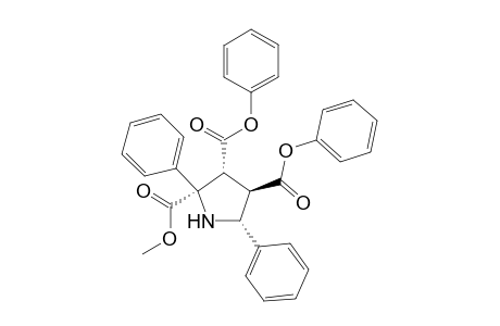 diphenyl r-2-methoxycarbonyl-2,c-5-diphenylpyrrolidine-c-3,t-4-dicarboxylate