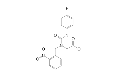 N-4-FLUOROPHENYLUREIDO-N-2-NITROBENZYL-L-ALANINE