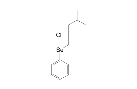 1-BENZENESELENYL-2-CHLORO-2,4-DIMETHYL-PENTANE