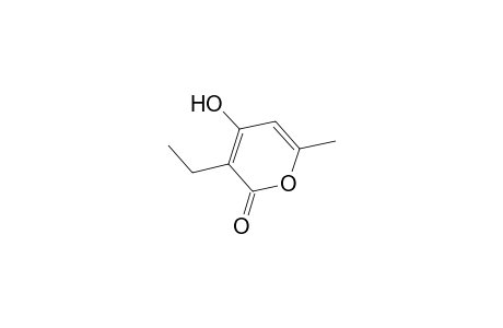 2H-Pyran-2-one, 3-ethyl-4-hydroxy-6-methyl-