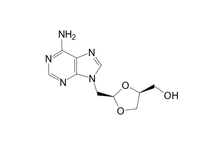 (cis)-2-( Adenin-9'-ylmethyl)-4-hydroxymethyl-1,3-dioxolane