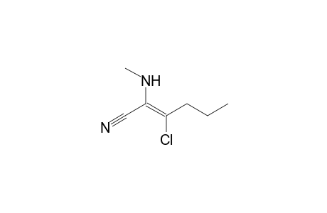 2-Hexenenitrile, 3-chloro-2-(methylamino)-, (Z)-