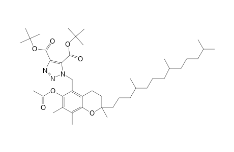 DI-TERT.-BUTYL-1-[[6-ACETOXY-2,7,8-TRIMETHYL-2-(4,8,12-TRIMETHYLTRIDECYL)-CHROMAN-5-YL]-METHYL]-1H-1,2,3-TRIAZOLE-4,5-DICARBOXYLATE