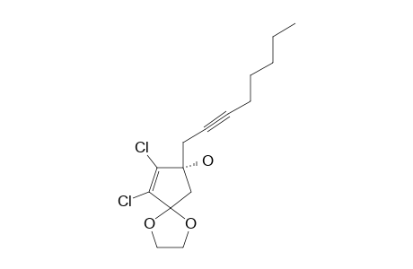 6,7-DICHLORO-8-HYDROXY-8-(2-OCTYNYL)-1,4-DIOXASPIRO-[4.4]-NON-6-ENE