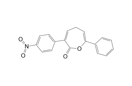 2(5H)-Oxepinone, 3-(4-nitrophenyl)-7-phenyl-