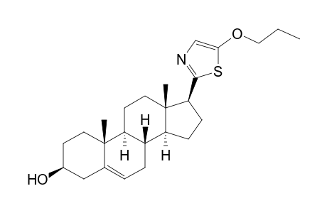 (3S,8S,9S,10R,13S,14S,17S)-10,13-dimethyl-17-(5-propoxy-1,3-thiazol-2-yl)-2,3,4,7,8,9,11,12,14,15,16,17-dodecahydro-1H-cyclopenta[a]phenanthren-3-ol