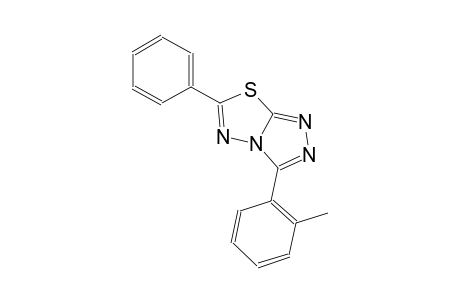 3-(2-methylphenyl)-6-phenyl[1,2,4]triazolo[3,4-b][1,3,4]thiadiazole