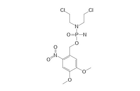4,5-DIMETHOXY-2-NITROBENZYL-N,N-BIS-(2-CHLOROETHYL)-PHOSPHORDIAMIDATE