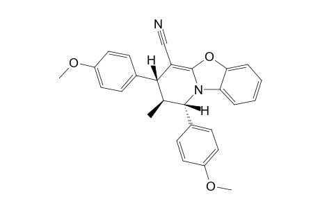 (1S,2S,3R)-1,3-bis(4-methoxyphenyl)-2-methyl-2,3-dihydro-1H-pyrido[2,1-b][1,3]benzoxazole-4-carbonitrile