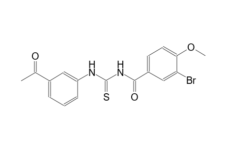 N-(3-acetylphenyl)-N'-(3-bromo-4-methoxybenzoyl)thiourea