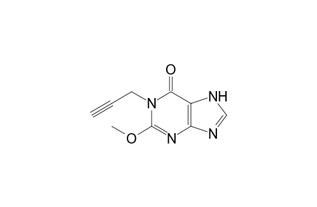 2-Methoxy-1-(prop-2-ynyl)purine-6-one