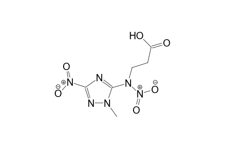 propanoic acid, 3-[1-(1-methyl-3-nitro-1H-1,2,4-triazol-5-yl)-2,2-dioxido-2lambda~1~-diazanyl]-