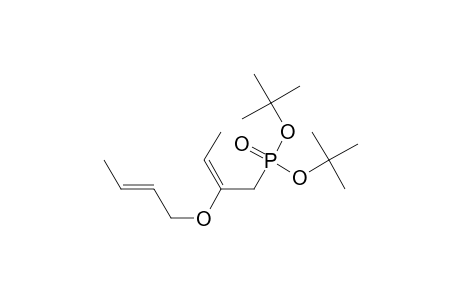 Phosphonic acid, [2-(2-butenyloxy)-2-butenyl]-, bis(1,1-dimethylethyl) ester, (E,E)-