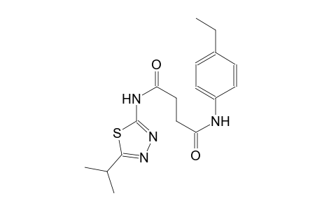 N~1~-(4-ethylphenyl)-N~4~-(5-isopropyl-1,3,4-thiadiazol-2-yl)succinamide