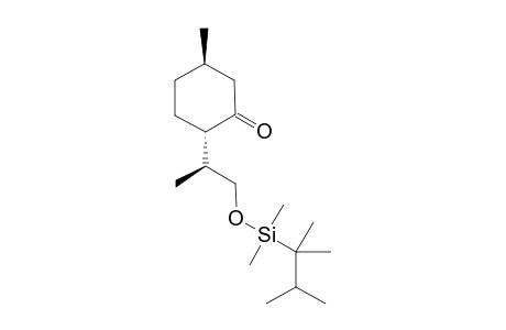 (2S,5R)-2-[(1S)-2-[dimethyl(thexyl)silyl]oxy-1-methyl-ethyl]-5-methyl-cyclohexanone