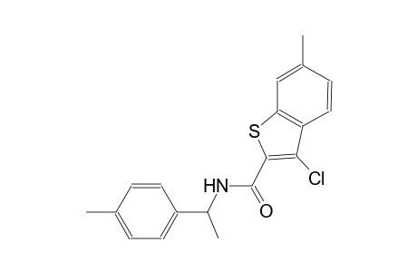 3-chloro-6-methyl-N-[1-(4-methylphenyl)ethyl]-1-benzothiophene-2-carboxamide