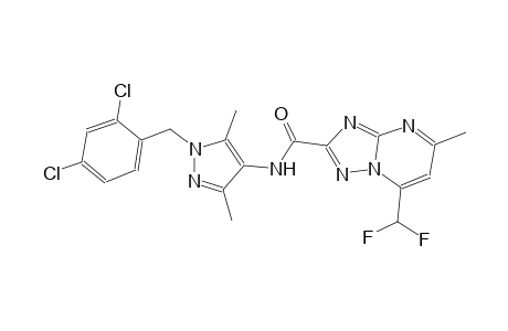 N-[1-(2,4-dichlorobenzyl)-3,5-dimethyl-1H-pyrazol-4-yl]-7-(difluoromethyl)-5-methyl[1,2,4]triazolo[1,5-a]pyrimidine-2-carboxamide