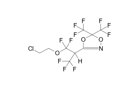 3-(2-CHLOROETHOXY-1,1,1,3,3-PENTAFLUORO-2-PROPYL)-5,5-BIS(TRIFLUOROMETHYL)-1,4,2-DIOXAZOLINE