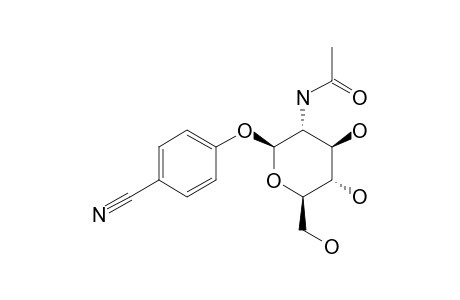 1-(PARA-CYANOYPHENYL)-2-N-ACETAMIDO-2-DEOXY-BETA-D-GLUCOPYRANOSIDE