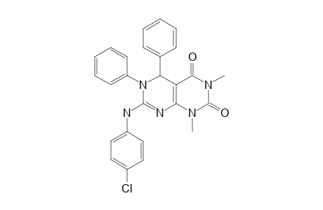 7-(4-CHLOROPHENYL)-AMINO-5,6-DIHYDRO-1,3-DIMETHYL-5,6-DIPHENYL-PYRIMIDO-[4,5-D]-PYRIMIDINE-1,3-(2H,4H)-DIONE