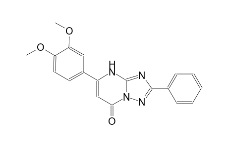 [1,2,4]triazolo[1,5-a]pyrimidin-7(4H)-one, 5-(3,4-dimethoxyphenyl)-2-phenyl-