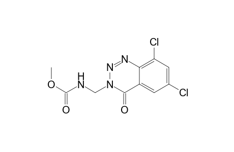 (6,8-dichloro-4-oxo-1,2,3-benzotriazin-3(4H)-yl)methyl methyl carbamate