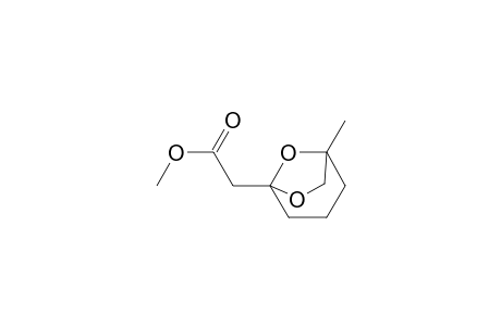 6,8-Dioxabicyclo[3.2.1]octane-5-acetic acid, 1-methyl-, methyl ester
