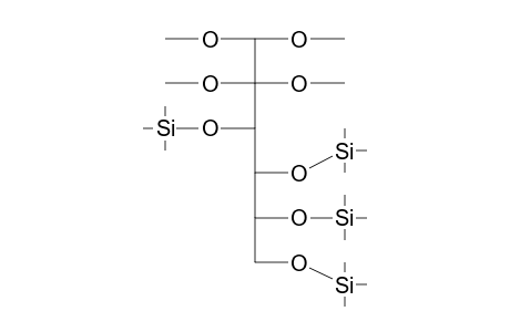 Arabino-hexos-2-ulose, 3,4,5,6-tetrakis-o-(trimethylsilyl)-, bis(dimethyl acetal)