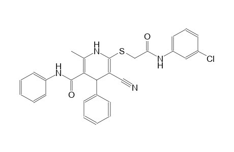 3-pyridinecarboxamide, 6-[[2-[(3-chlorophenyl)amino]-2-oxoethyl]thio]-5-cyano-1,4-dihydro-2-methyl-N,4-diphenyl-