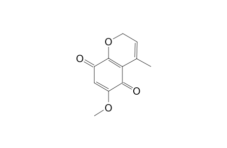 6-Methoxy-4-methyl-2H-1-benzopyran-5,8-quinone