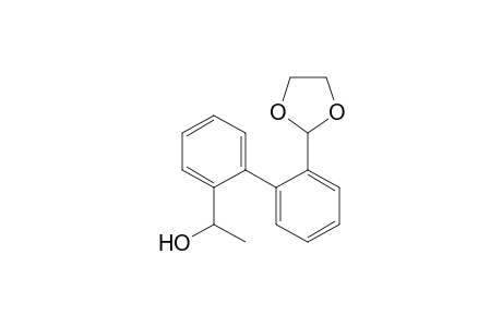 [1,1'-Biphenyl]-2-methanol, 2'-(1,3-dioxolan-2-yl)-.alpha.-methyl-, (.+-.)-