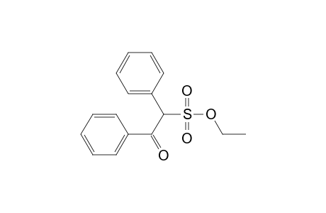 Benzeneethanesulfonic acid, .beta.-oxo-.alpha.-phenyl-, ethyl ester