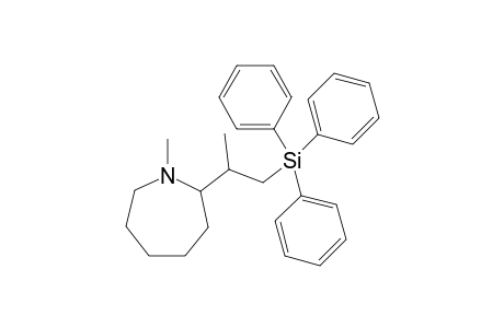 N-Methyl-2-(1-(triphenylsilyl)propan-2-yl)azepane