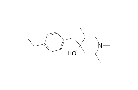 4-(4-Ethylbenzyl)-1,2,5-trimethyl-4-piperidinol