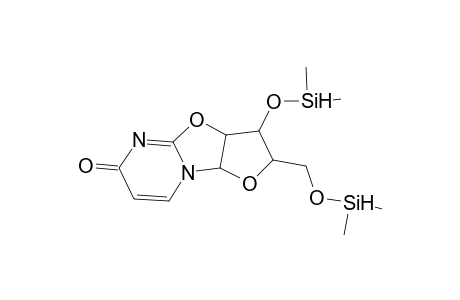 6H-Furo[2',3':4,5]oxazolo[3,2-a]pyrimidin-6-one, 3-[(dimethylsilyl)oxy]-2-[[(dimethylsilyl)oxy]methyl]-2,3,3a,9a-tetrahydro-, [2R-(2.alpha.,3.beta.,3a.beta.,9a.beta.)]-
