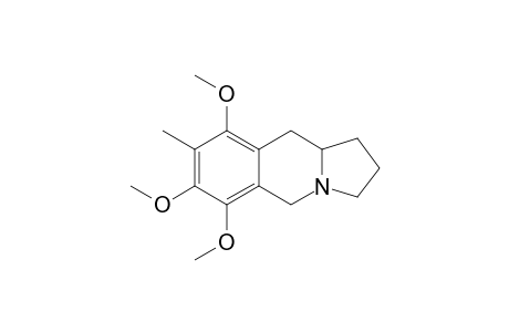 6,7,9-Trimethoxy-8-methyl-1,2,3,5,10,10a-hexahydrobenz[f]indolizine
