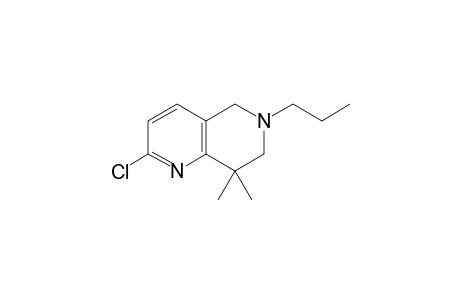 2-Chloro-8,8-dimethyl-6-propyl-5,6,7,8-tetrahydro-1,6-naphthyridine