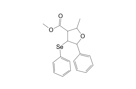 Methyl (2RS,3SR,4RS,5SR)-2-methyl-5-phenyl-4-(phenylseleno)tetrahydro-3-furancarboxylate