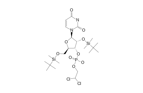 2'5'-DI-O-TERT.-BUTYLDIMETHYLSILYL-URIDINE-3'-(2,2-DICHLOROETHYL-PHOSPHATE)