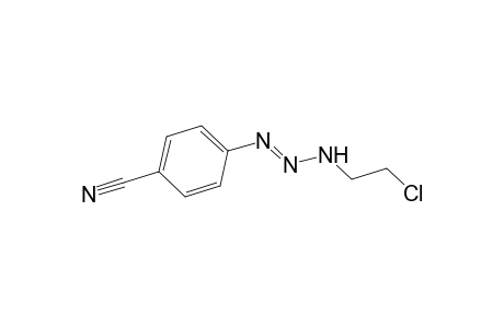 4-[2-(2-Chloroethylimino)hydrazino]benzonitrile