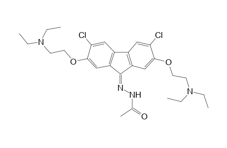 N'-(3,6-Dichloro-2,7-bis[2-(diethylamino)ethoxy]-9H-fluoren-9-ylidene)acetohydrazide