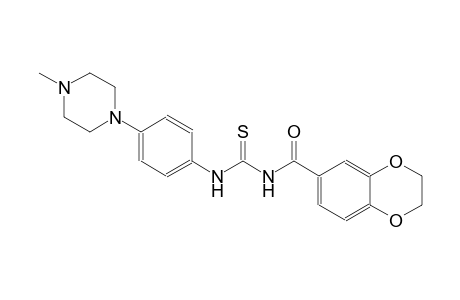 N-(2,3-dihydro-1,4-benzodioxin-6-ylcarbonyl)-N'-[4-(4-methyl-1-piperazinyl)phenyl]thiourea